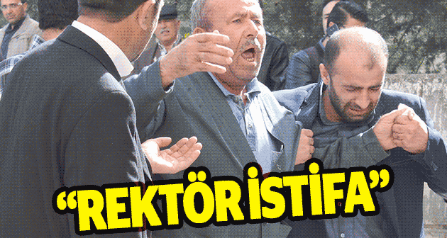 Eskişehir'de "rektör istifa" sloganları!