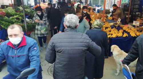  Eskişehir'de "tedbirsiz" görüntüler!