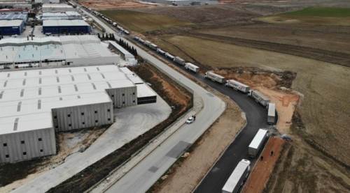 Eskişehir'de "tır" kuyruğu: Kilometrelerce...