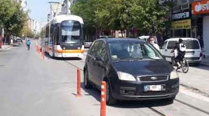Eskişehir'de "yok artık" dedirten sürücü!