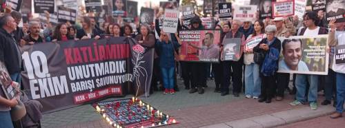 Eskişehir’de 10 Ekim Ankara Garı Katliamı unutulmadı