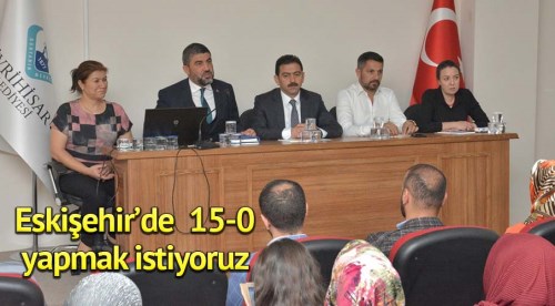 Eskişehir’de 15-0 yapmak istiyoruz