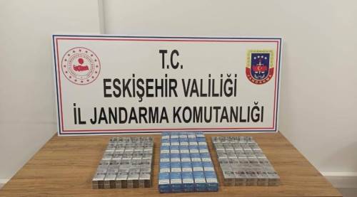 Eskişehir'de 160 paket kaçak sigara ele geçirildi