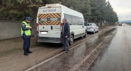 Eskişehir'de 285 okul servisi gözlerden kaçmadı!