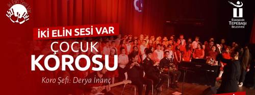 Eskişehir’de 29 Ekim coşkusu İki Elin Sesi Var Çocuk Korosu ile sahnede