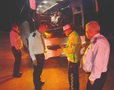 Eskişehir'de 33 otobüs sürücüsü bilgilendirildi