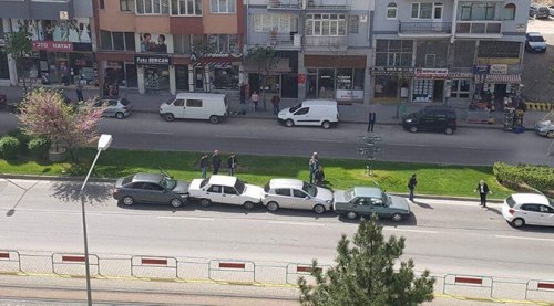Eskişehir'de 4 araç kaza yaptı