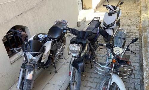  Eskişehir'de 4 çalıntı motosiklet ele geçirildi