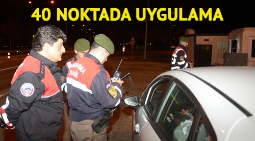 Eskişehir'de 40 noktada güvenlik uygulaması