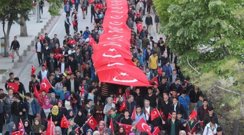 Eskişehir'de 57. Alaya Vefa Yürüyüşü