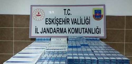 Eskişehir’de 694 paket kaçak sigara ele geçirildi