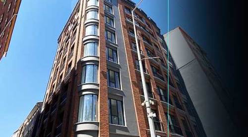 Eskişehir’de 7 katlı binanın inşaatında korkutan kaza