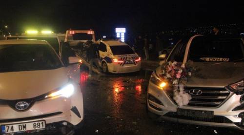 Eskişehir’de 8 araç birbirine girdi...