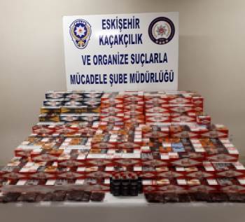 Eskişehir’De 82 Bin 600 Makaron Ele Geçirildi