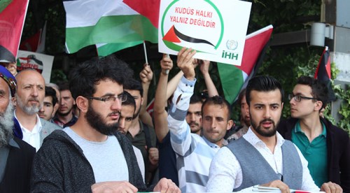 Eskişehir'de ABD ve İsrail'e tepki yürüyüşü