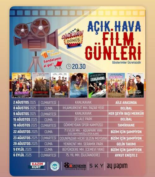 Eskişehir'de Açık Hava Film Günleri ile mahalle kültürü pekişiyor