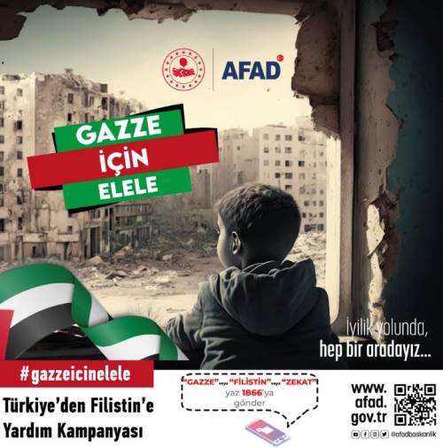 Eskişehir'de AFAD’dan Gazze için yardım çağrısı