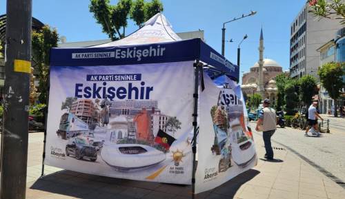 Eskişehir'de AK Parti'den seferberlik: Tam 8 noktada kuruldu