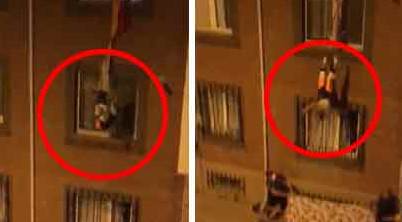 Eskişehir'de akıl almaz olay! Çarşaflarla camdan inmeye çalışıp...