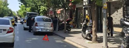 Eskişehir'de aküsü biten araç trafiği aksattı