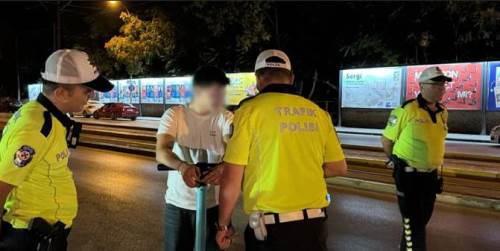 Eskişehir’de alkollü scooter sürücüsüne 25 bin lira ceza!