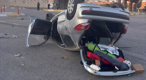 Eskişehir'de alkollü sürücü aracıyla takla attı: Otomobil hurdaya döndü!