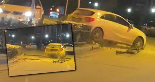 Eskişehir'de alkollü sürücü polisten böyle kaçtı: O anlar kamerada