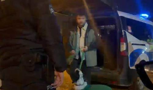 Eskişehir'de alkollü sürücü ve köpeği karakola götürüldü, ceza kesildi
