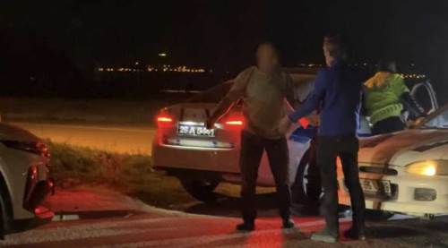 Eskişehir’de alkollü sürücünün arkadaşından polise ilginç sözler