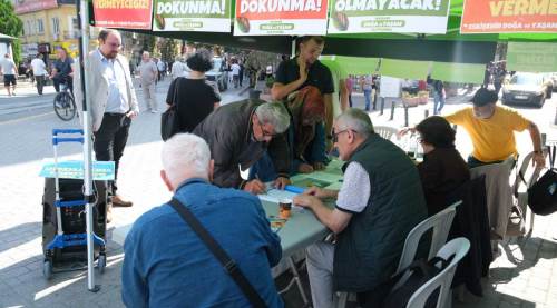 Eskişehir’de Alpu için yeniden sokağa çıktılar! Hedef 10 bin imza
