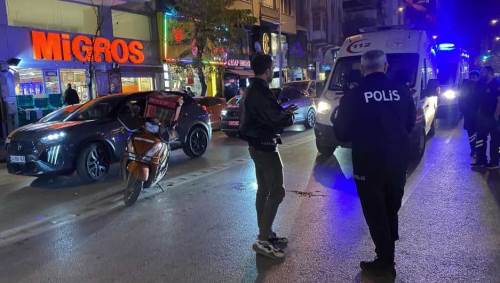 Eskişehir'de aniden yola çıktı, trafik kazası kaçınılmaz oldu