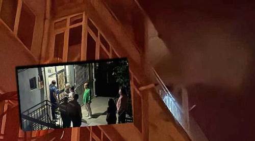 Eskişehir'de apartman ayağa kalktı: Evini yakıp ortadan kayboldu!