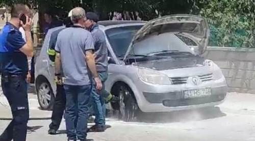 Eskişehir'de araç alev alev yanınca... 