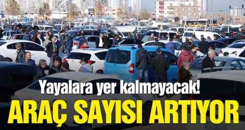 Eskişehir'de araç sayısı hızla artıyor