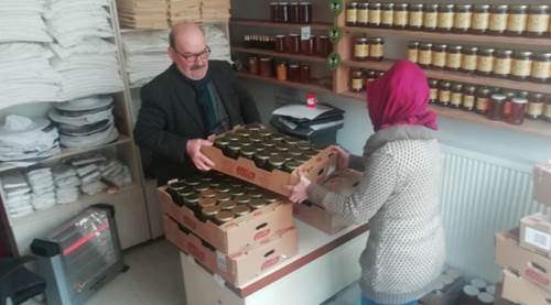 Eskişehir’de arıcılardan anlamlı destek