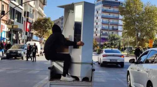 Eskişehir'de artık şaşırtamayan görüntü...