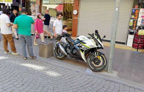 Eskişehir'de Asarcıklı'da yasağa uymayan motosiklet tepki çekti