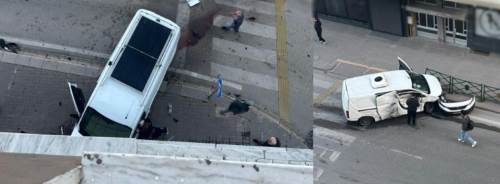 Eskişehir'de Atatürk Caddesi'ni birbirine katan kaza