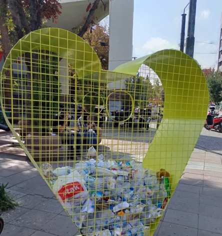 Eskişehir'de atık toplama noktasına yoğun ilgi!