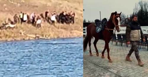 Eskişehir'de atıyla girdiği barajda hayatını kaybetti