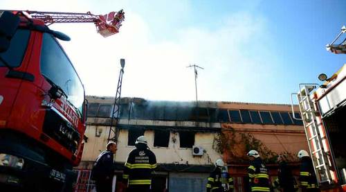 Eskişehir'de atölye yangını