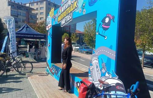 Eskişehir'de Avrupa Hareketlilik Haftası'nde Ulus Meydanı canlandı