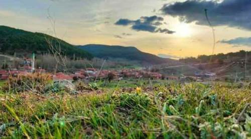 Eskişehir'de bahar ile birlikte seyrine doyulmaz manzara...