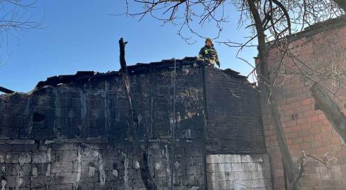 Eskişehir’de bahçede çıkan yangın paniğe neden oldu