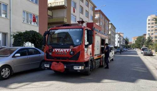 Eskişehir’de balkonda piknik tüpü alev aldı