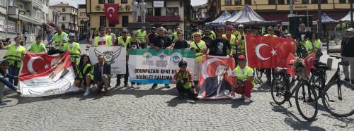 Eskişehir’de bayram coşkusu iki tekerlek üzerinde yaşandı