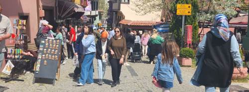 Eskişehir'de bayramın gözdesi Odunpazarı Evleri oldu