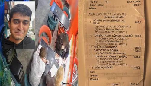Eskişehir'de bin 950 TL’lik döner hesabını ödemediler: Garsonu böyle kandırdılar