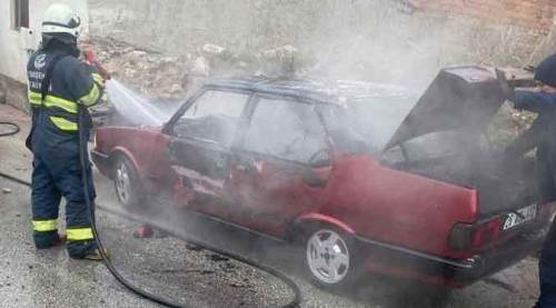 Eskişehir'de bir anda alev aldı