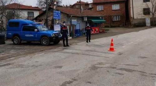 Eskişehir'de bir mahalleye karantina
